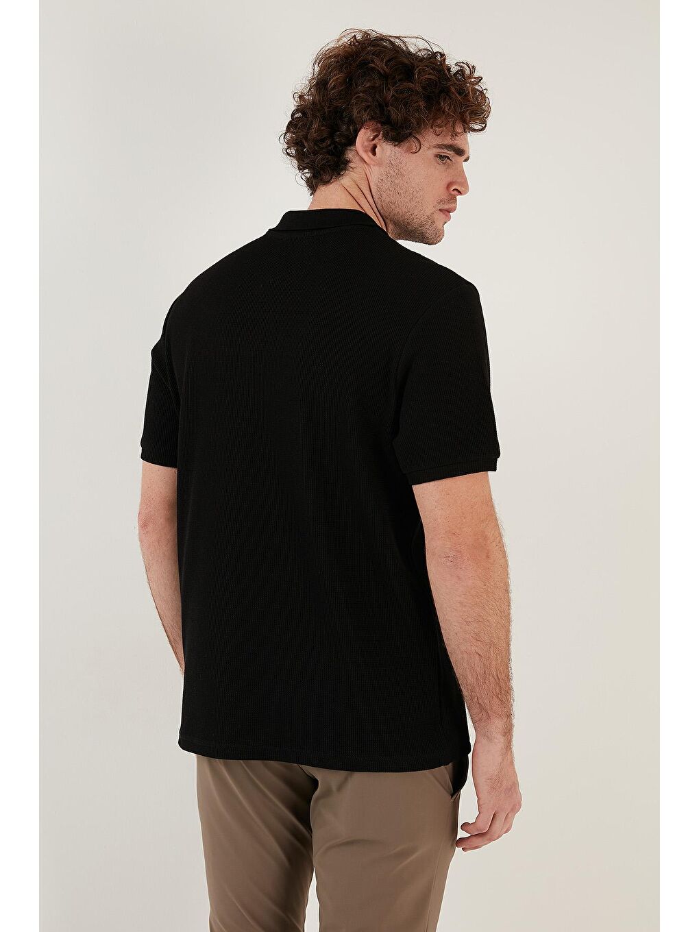 Buratti Siyah Pamuklu Regular Fit Polo T Shirt 5902645 - 4