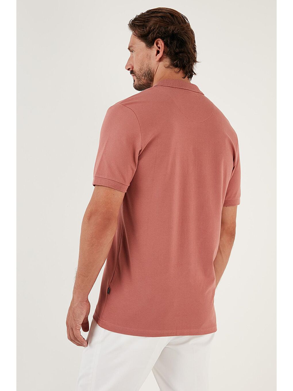 Buratti Pudra Pembe Pamuklu Regular Fit Düğmeli Polo T Shirt 4362050 - 4