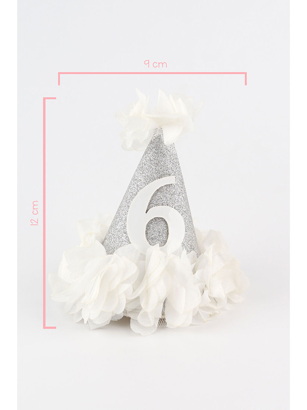 Sarı 6 Yaş Huni Doğum Günü Klips Toka-2