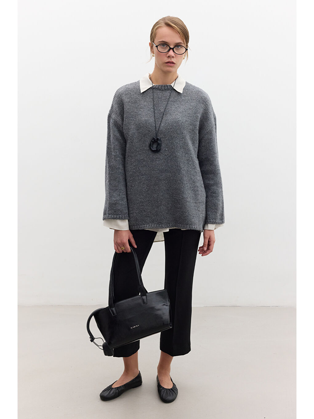 Oversize Kazak Antrasit-3