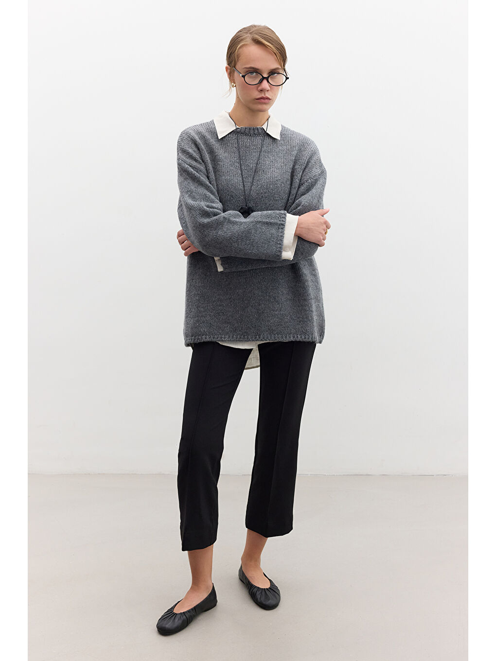 Oversize Kazak Antrasit-4