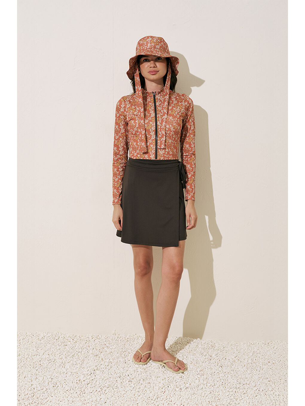 Anvelop Kapanan Mayo Etek Kahverengi-1