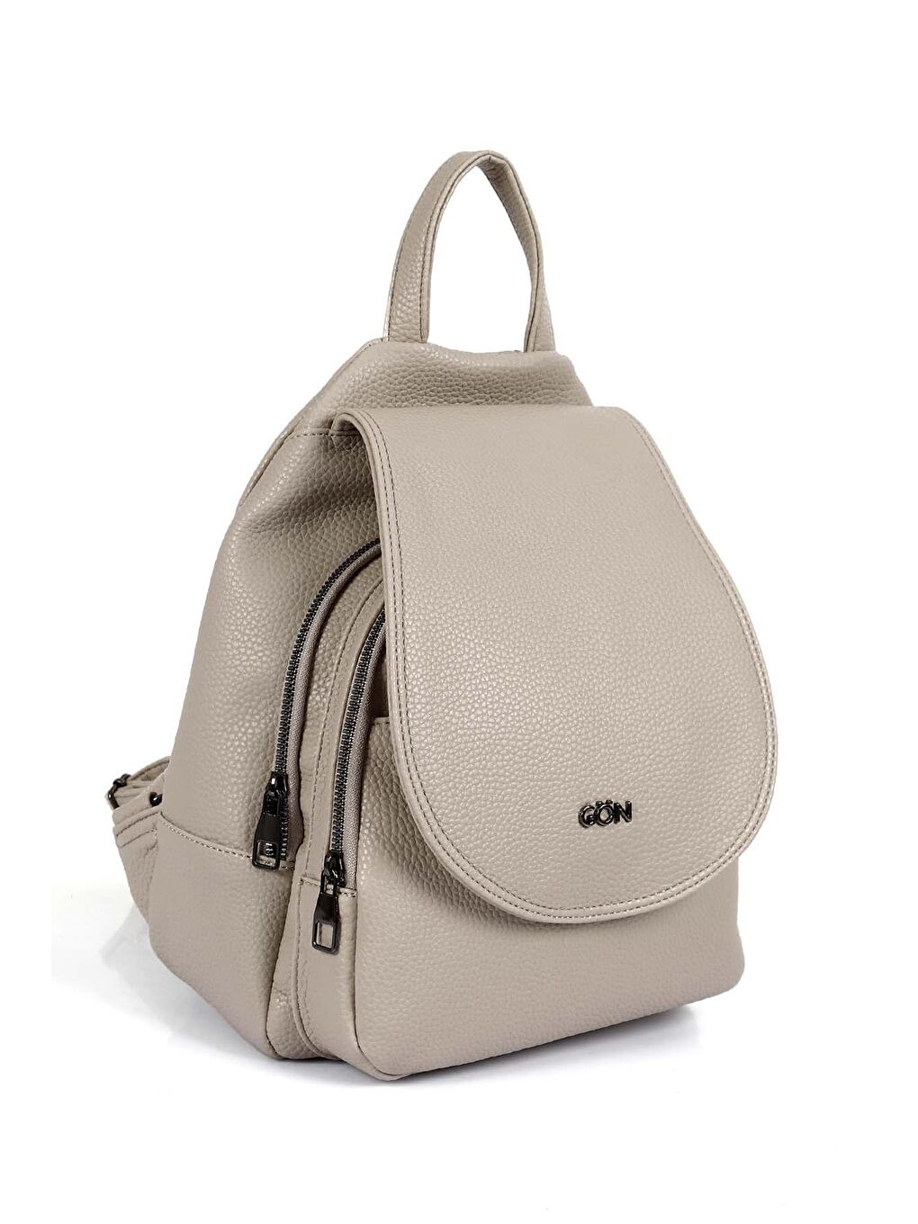 Bej Büyük Boy Kadın Sırt Ve El Çantası B6801-1