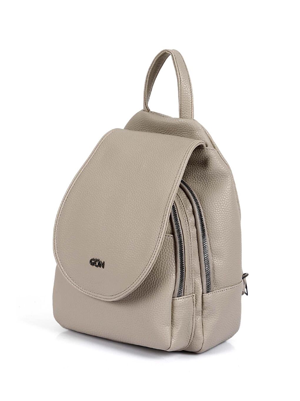 Bej Büyük Boy Kadın Sırt Ve El Çantası B6801-2