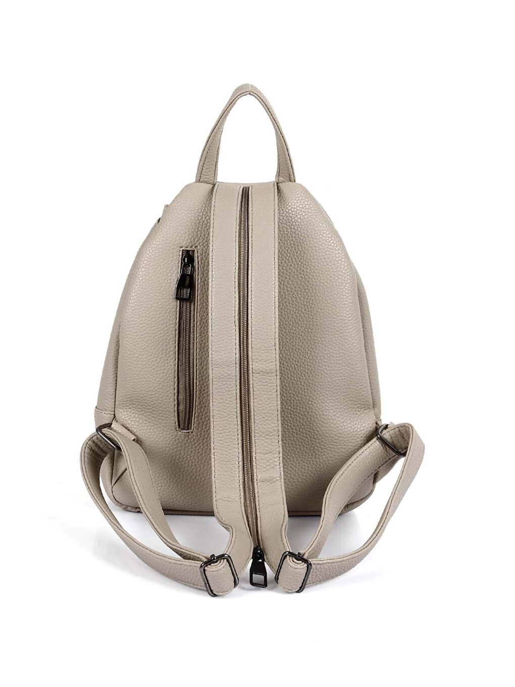 Bej Büyük Boy Kadın Sırt Ve El Çantası B6801-3