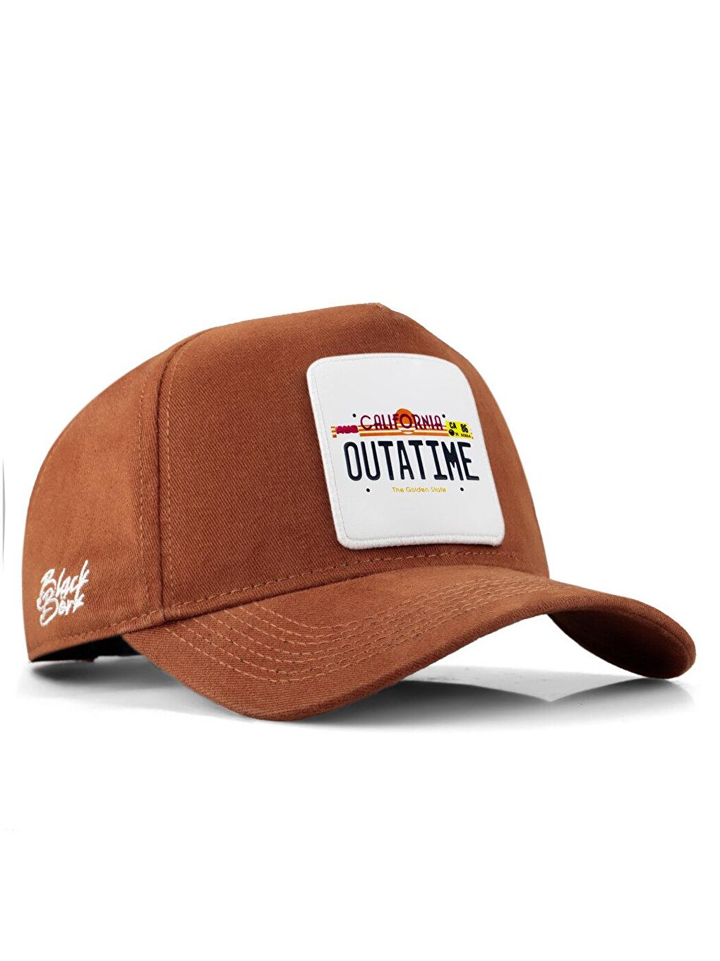 Sarı V1 Baseball California Outatime - 1 Kod Logolu Unisex Camel Şapka (Cap)