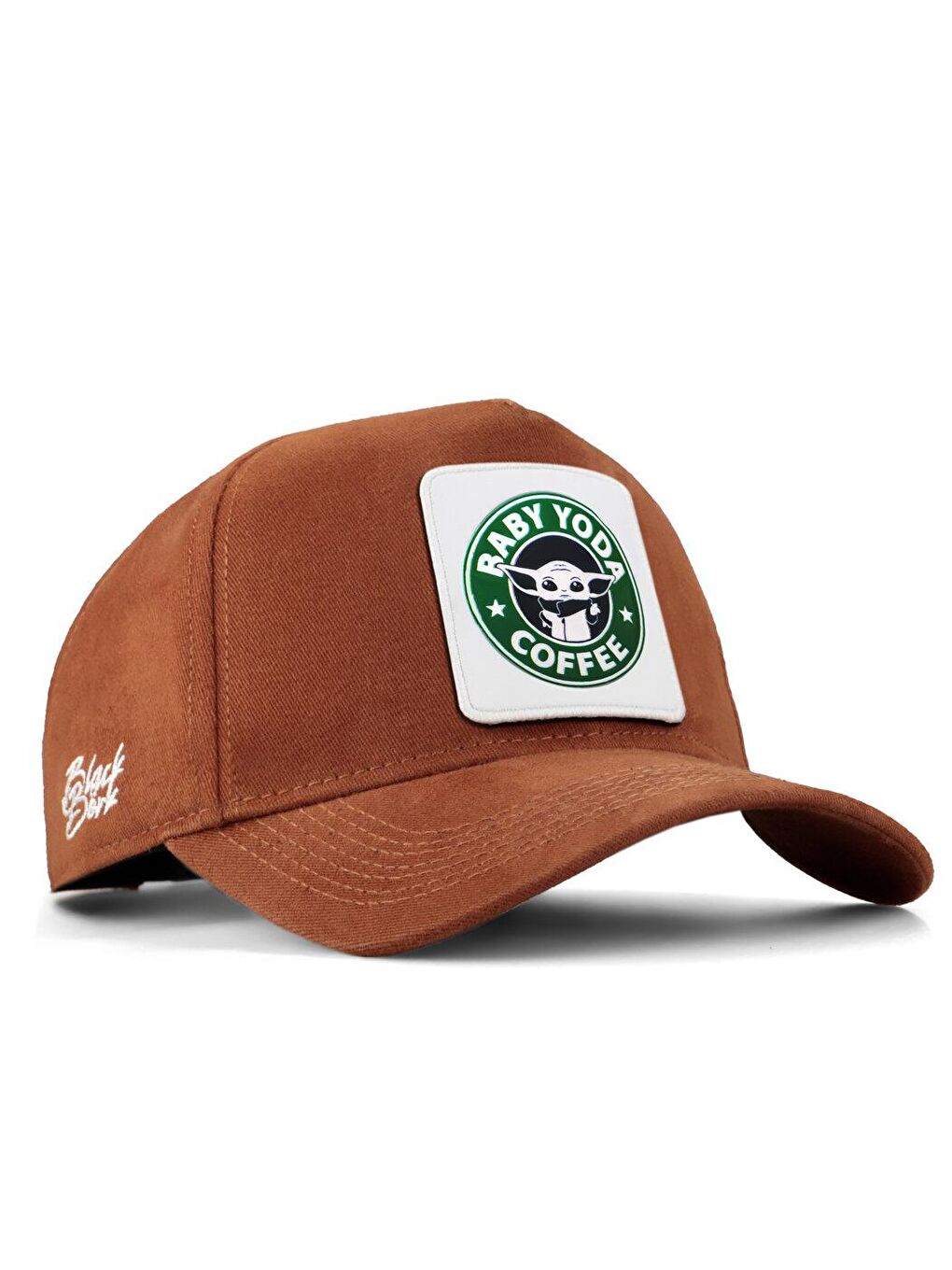 Sarı V1 Baseball Baby Yoda Coffee - 1 Kod Logolu Unisex Camel Şapka (Cap)
