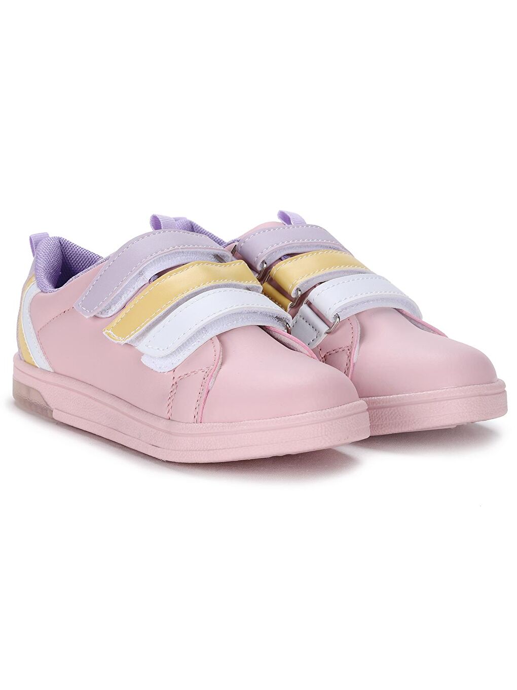 Lila Mami Günlük Cırtlı Işıklı Kız/Erkek Çocuk Spor Ayakkabı-2