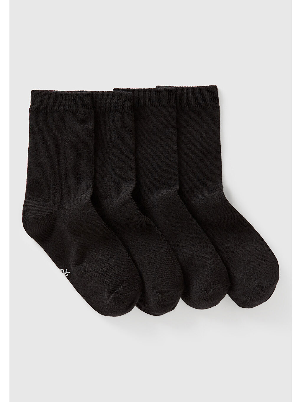 Erkek Çocuk Siyah Renkli 4'lü Soket Çorap