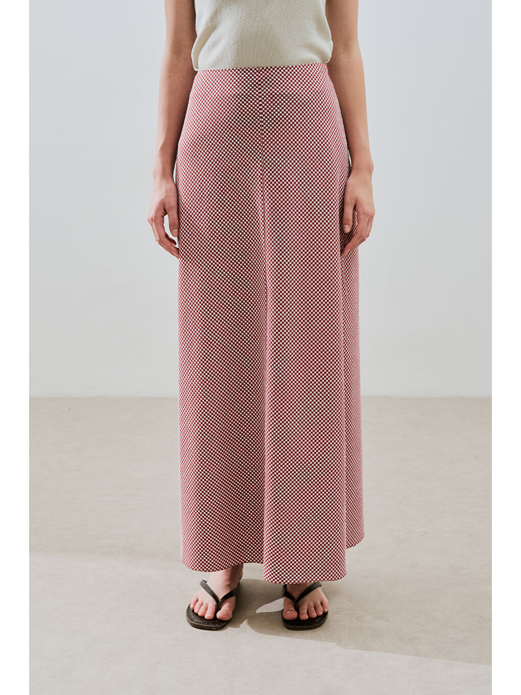 Pötikareli Etek Kırmızı-4