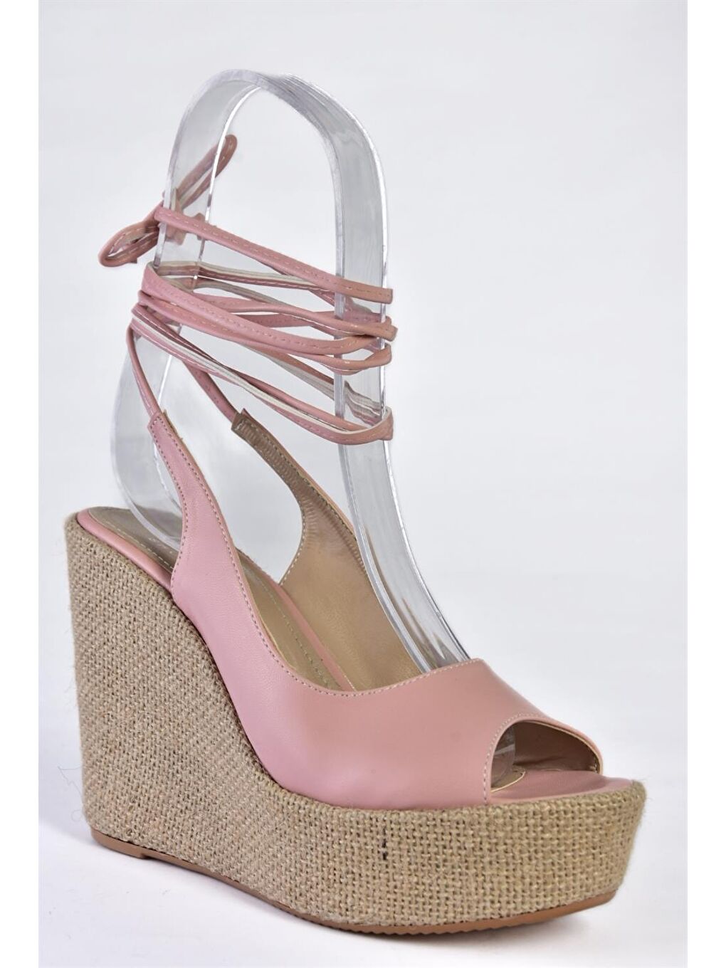 Pembe P572180809 Pudra Dolgu Taban Kadın Ayakkabı-4