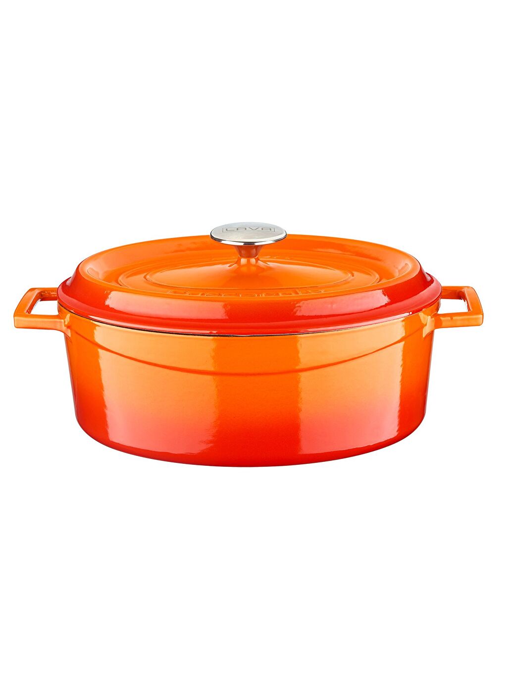 Turuncu Oval Tencere. Edition Serisi Ölçü 21x27cm.