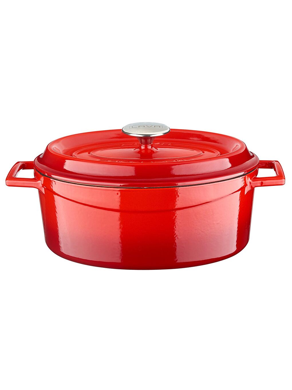 Kırmızı Oval Tencere. Edition Serisi Ölçü 21x27cm.