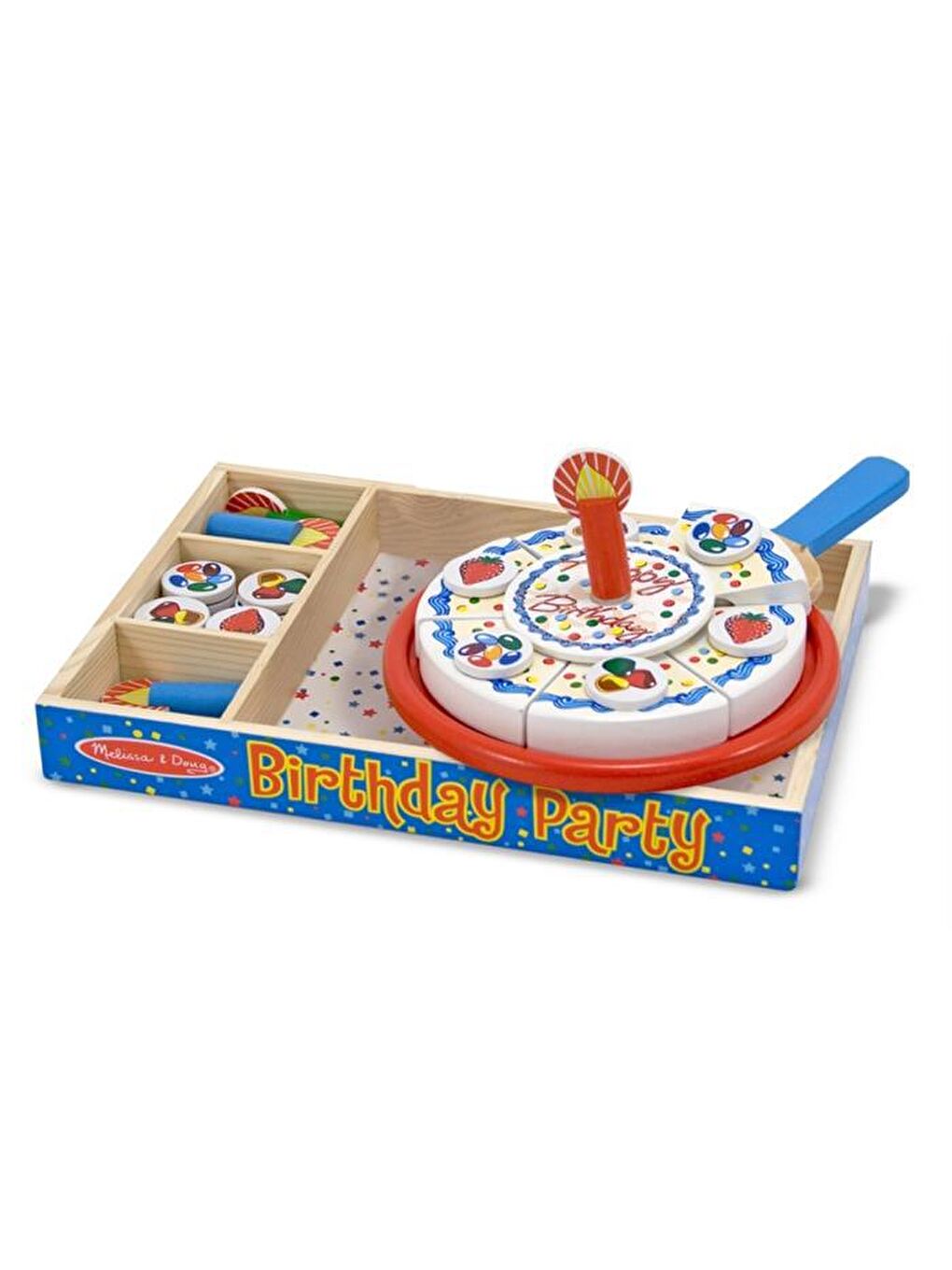 Melissa and Doug Karışık Ahşap Doğum Günü Partisi