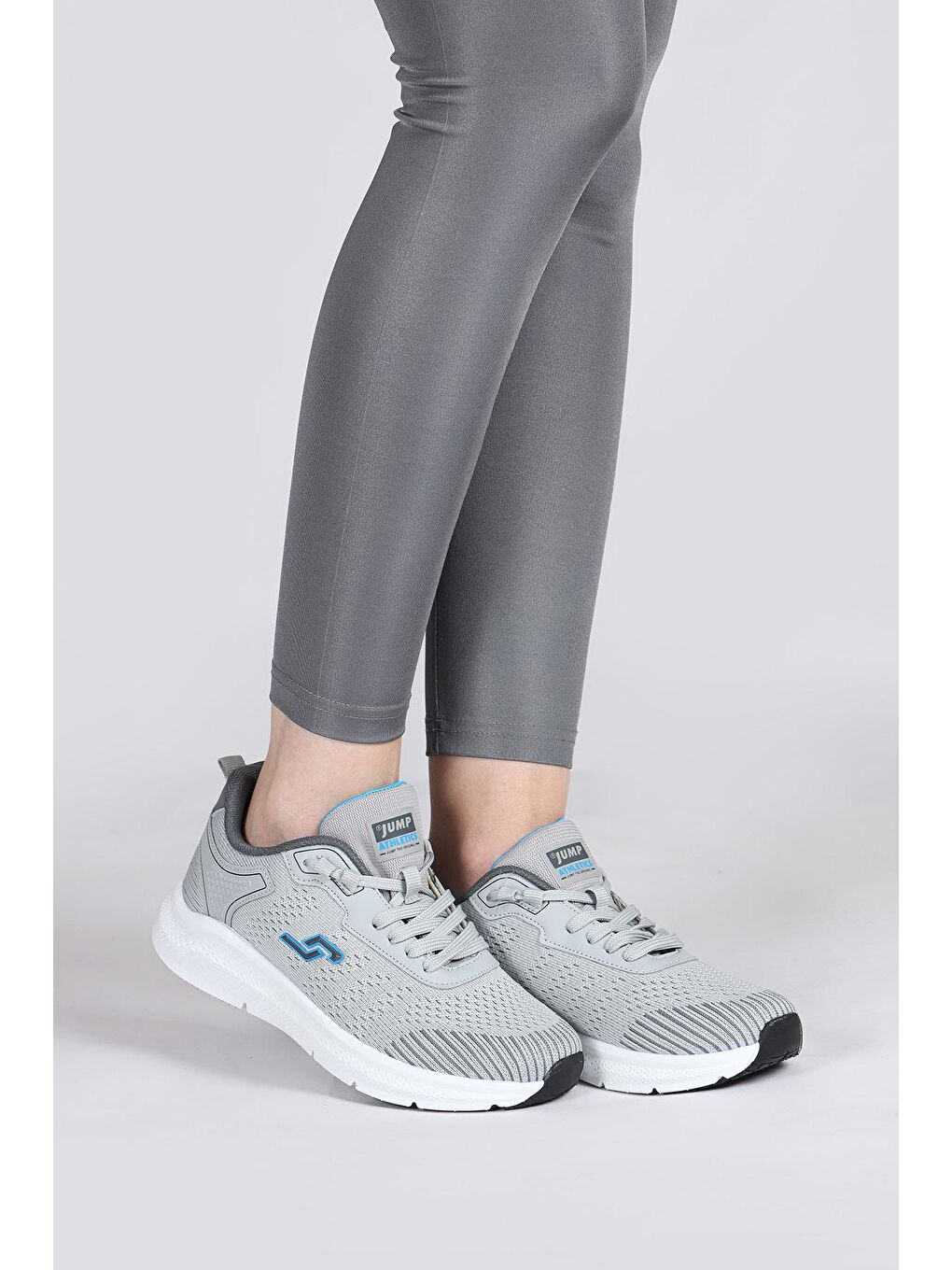 28082 Açık Gri Kadın Sneaker Günlük Spor Ayakkabı-1