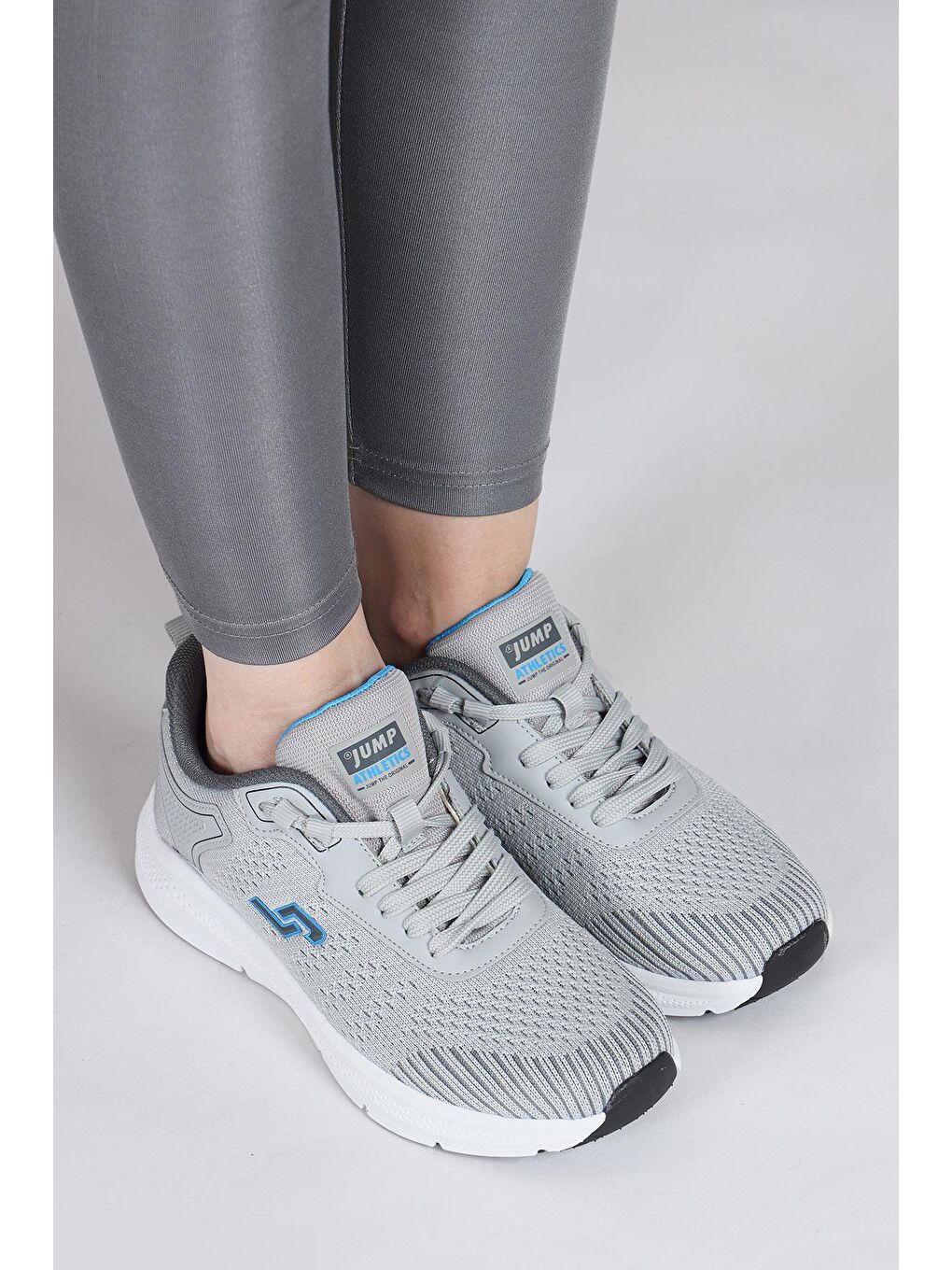 28082 Açık Gri Kadın Sneaker Günlük Spor Ayakkabı-2