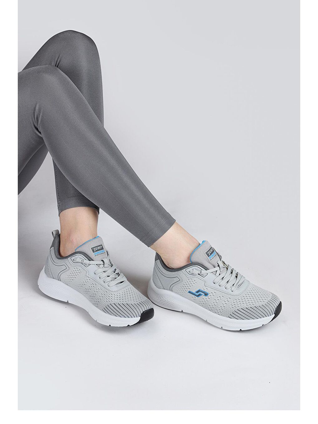 28082 Açık Gri Kadın Sneaker Günlük Spor Ayakkabı-4