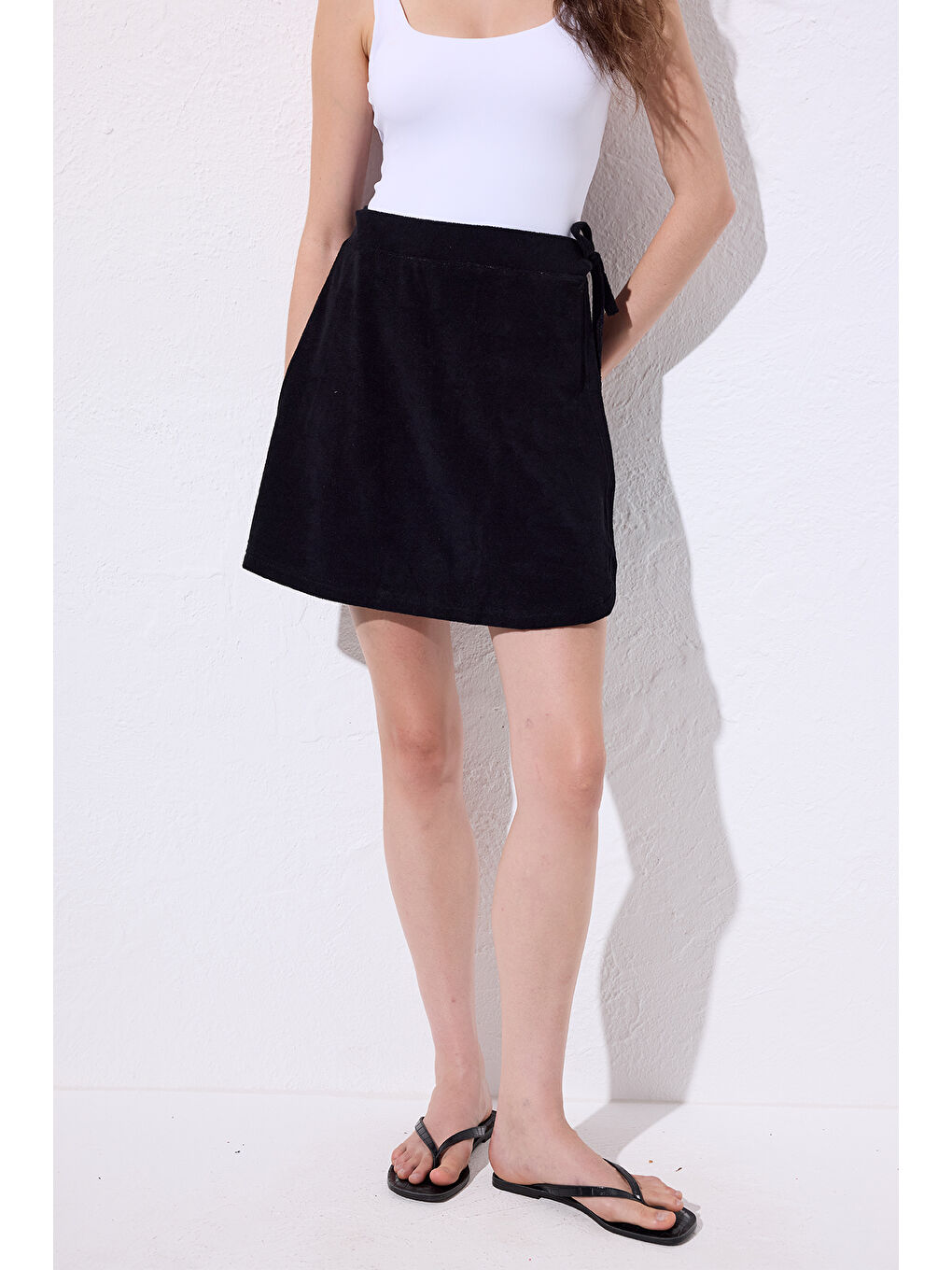 Havlu Pareo Etek Siyah-3