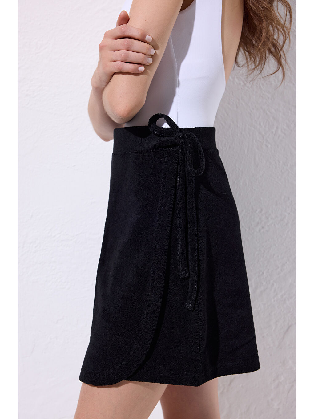 Havlu Pareo Etek Siyah-4