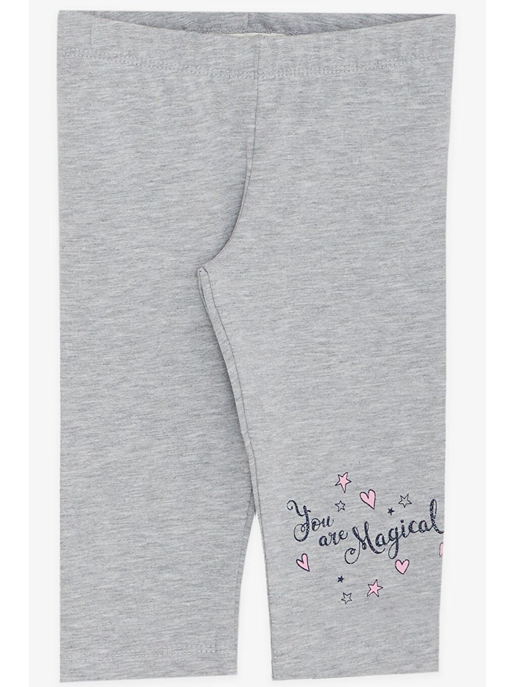 Kız Çocuk Kapri Taytlı Takım  Baskılı Pembe (1.5-4 Yaş)-6