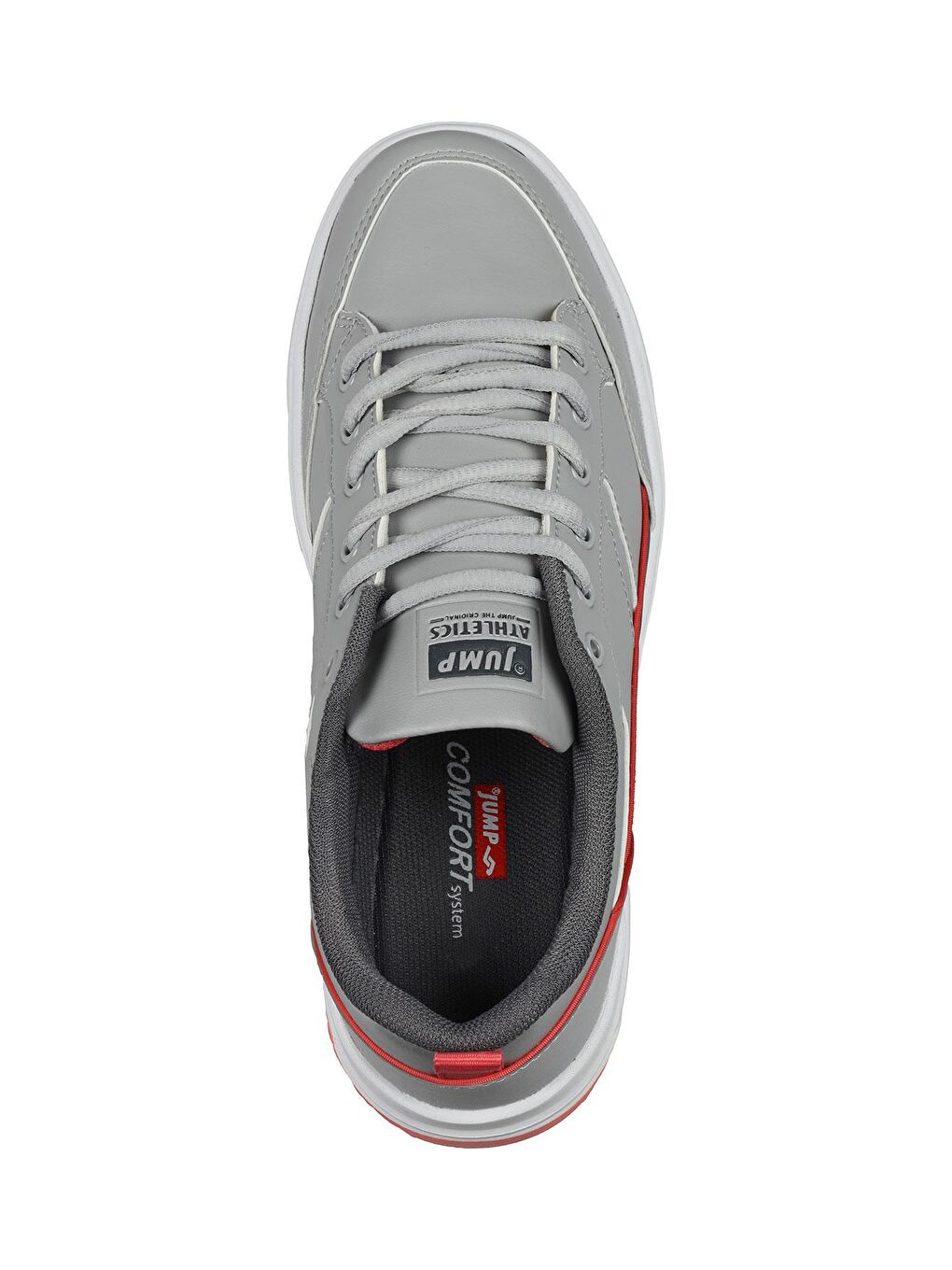 27792 Gri Kadın Sneaker Günlük Spor Ayakkabı-4