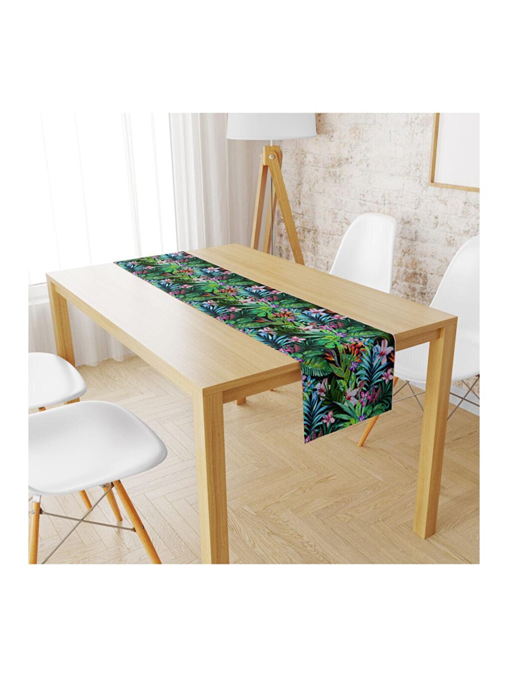 Karışık Kadife Kumaş Renkli Yapraklar Runnur Modeli 667 40x140 cm