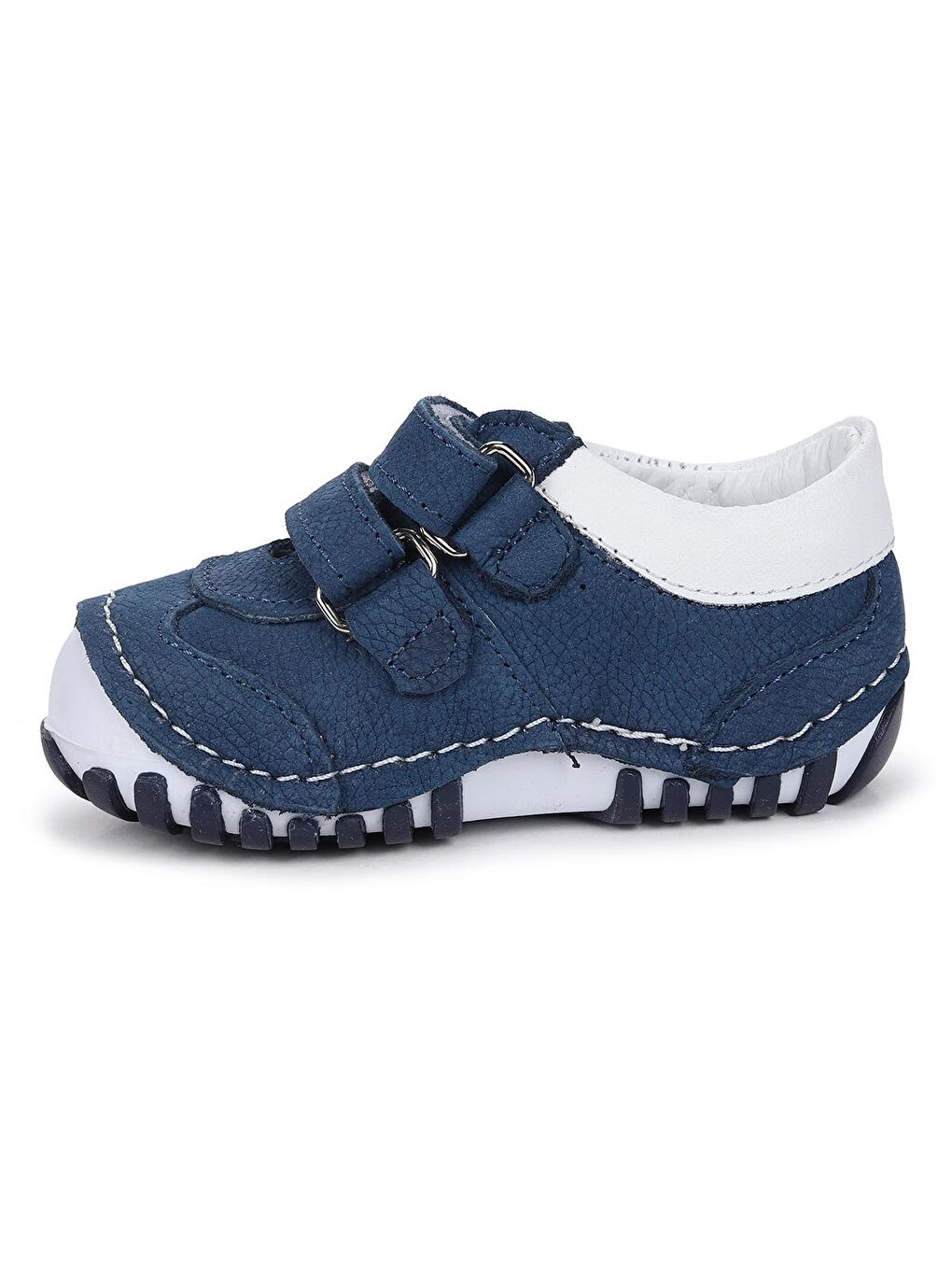 Lacivert %100 Deri Cırtlı Kız/Erkek Ayakkabı Teo 508-4