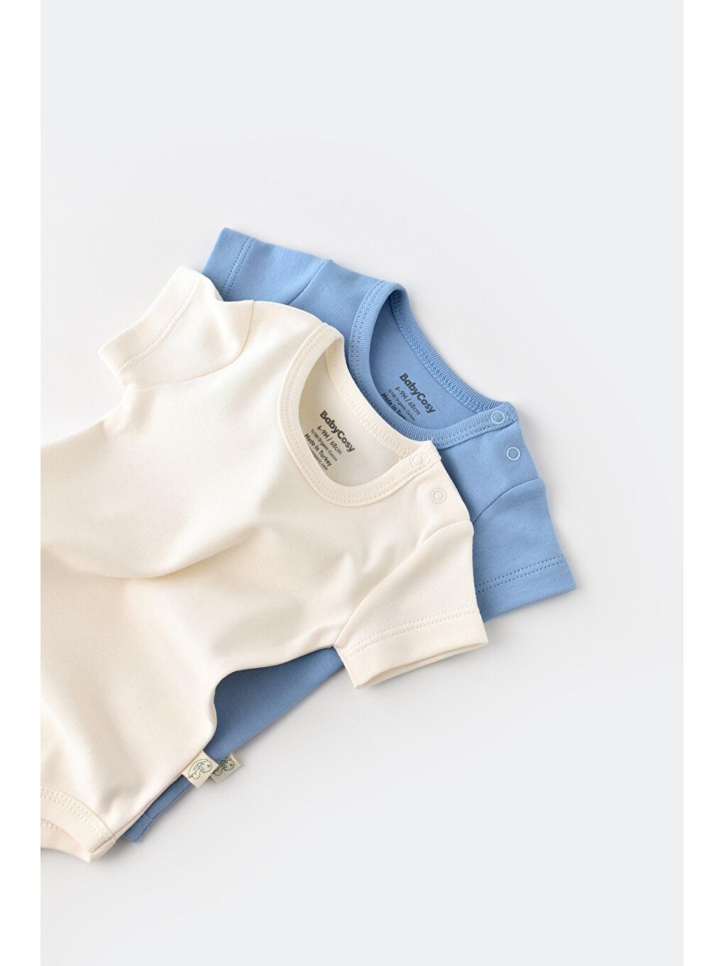 Bej 2 Li Kısa Kollu Badi-1