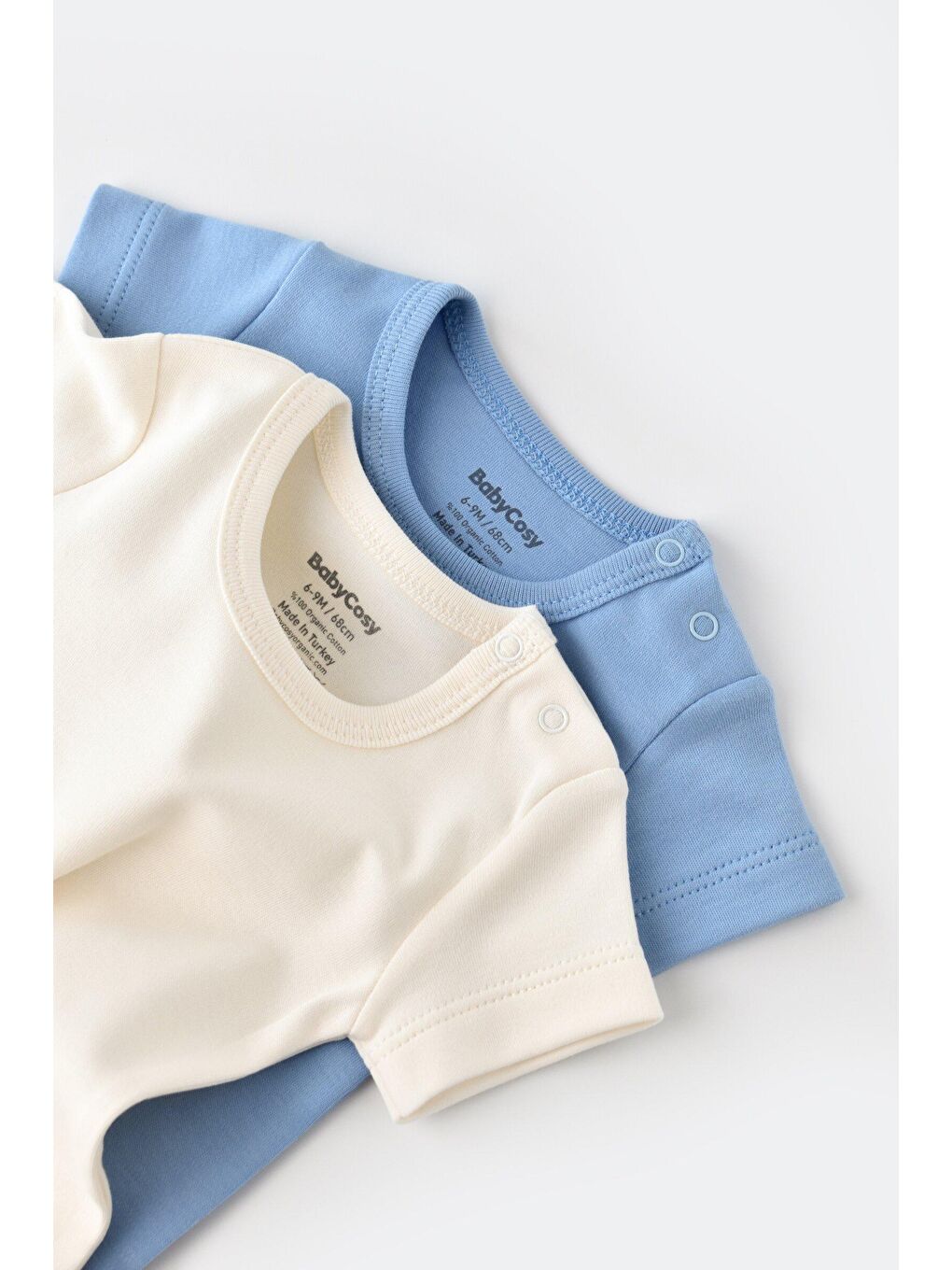 Bej 2 Li Kısa Kollu Badi-3