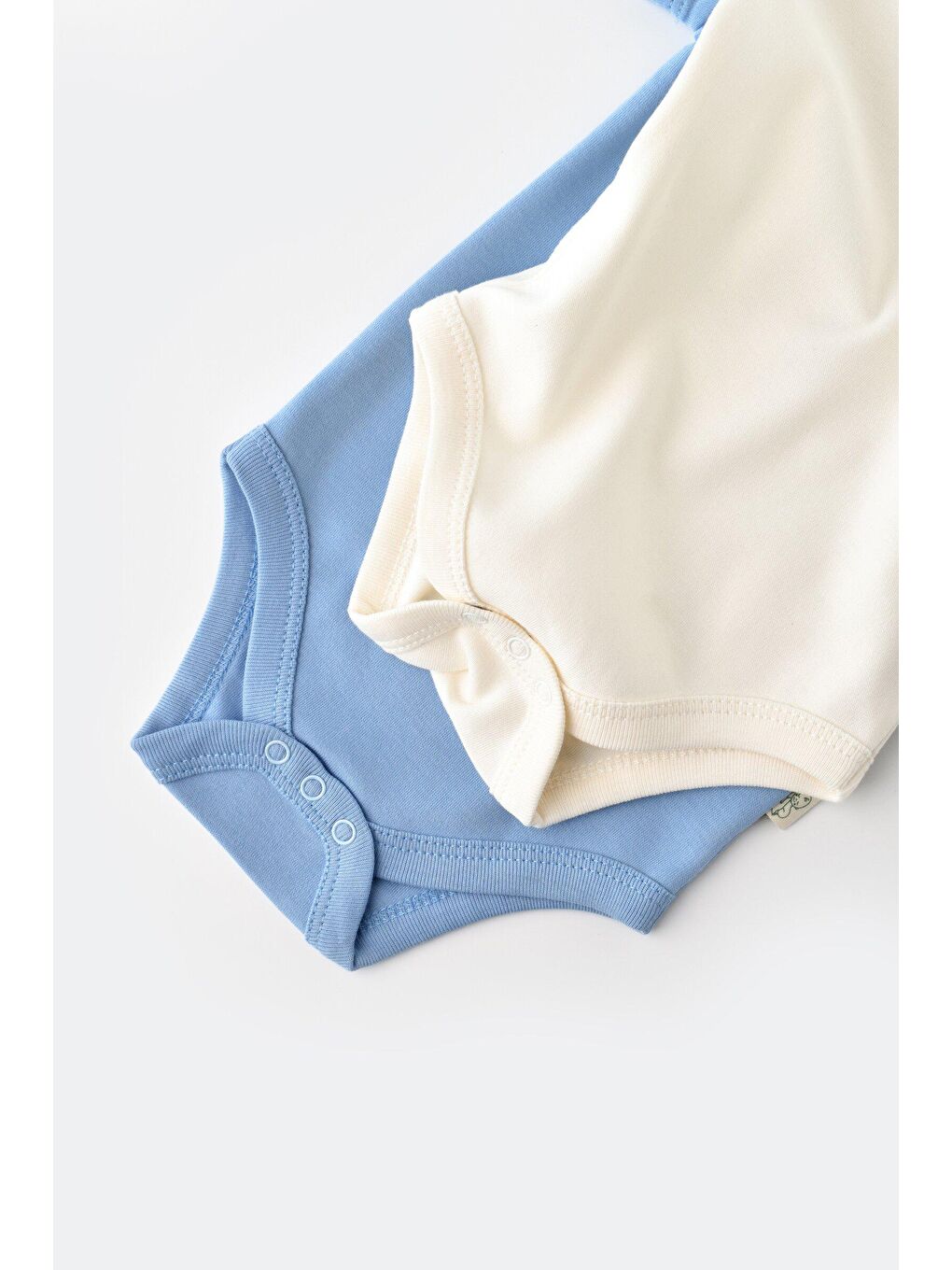 Bej 2 Li Kısa Kollu Badi-4