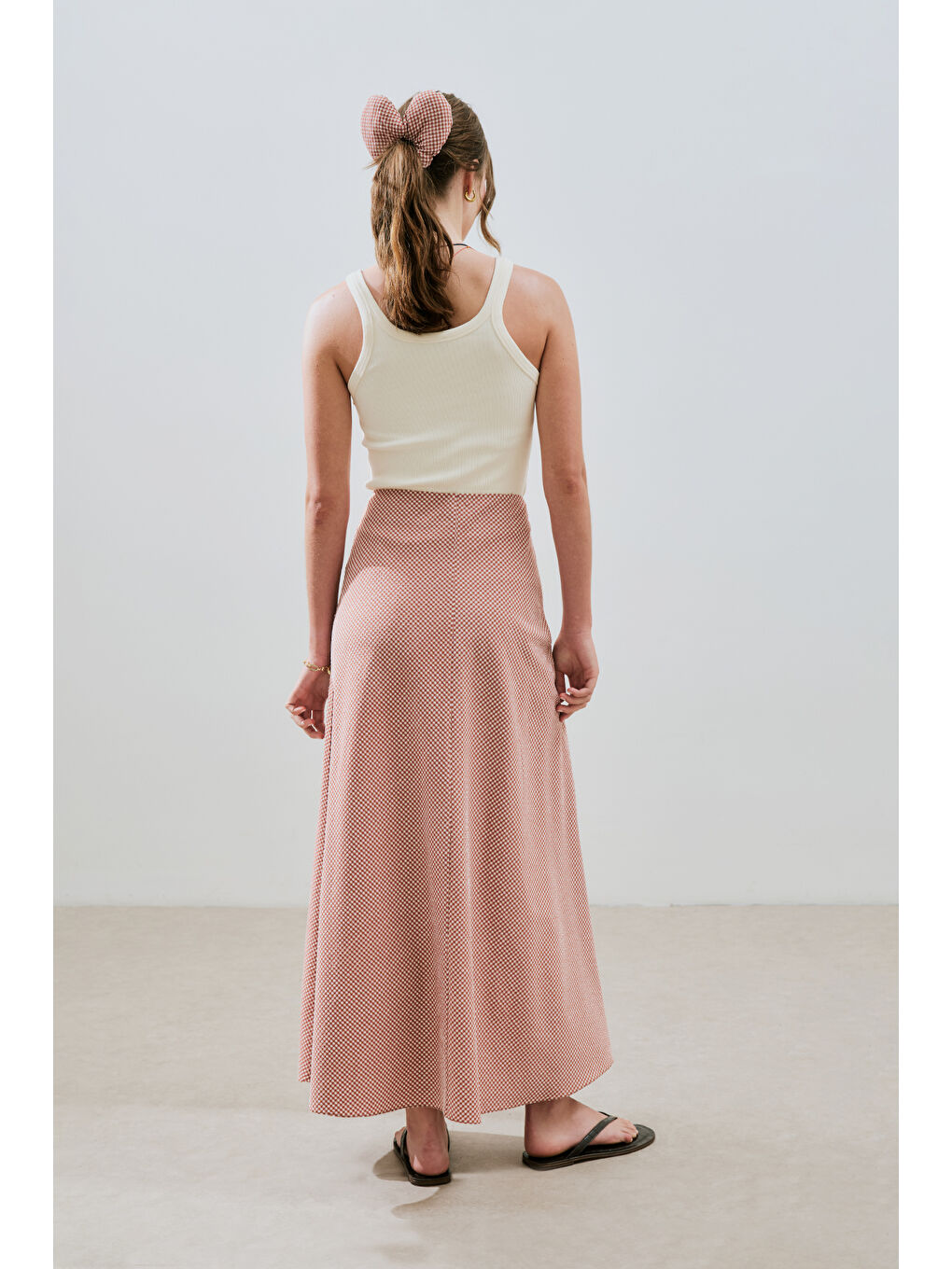 Kahverengi Pötikareli Etek Kiremit-4