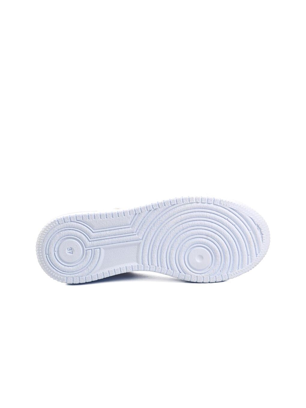 60 Beyaz-Yeşil Kalın Taban Kadın Sneaker-4