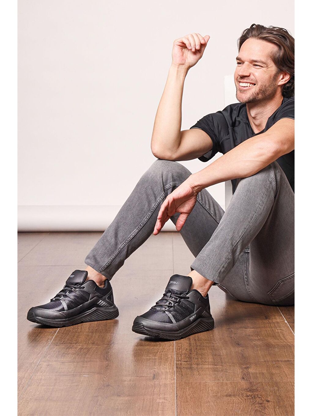 24865 Siyah Erkek Sneaker Günlük Spor Ayakkabı-3