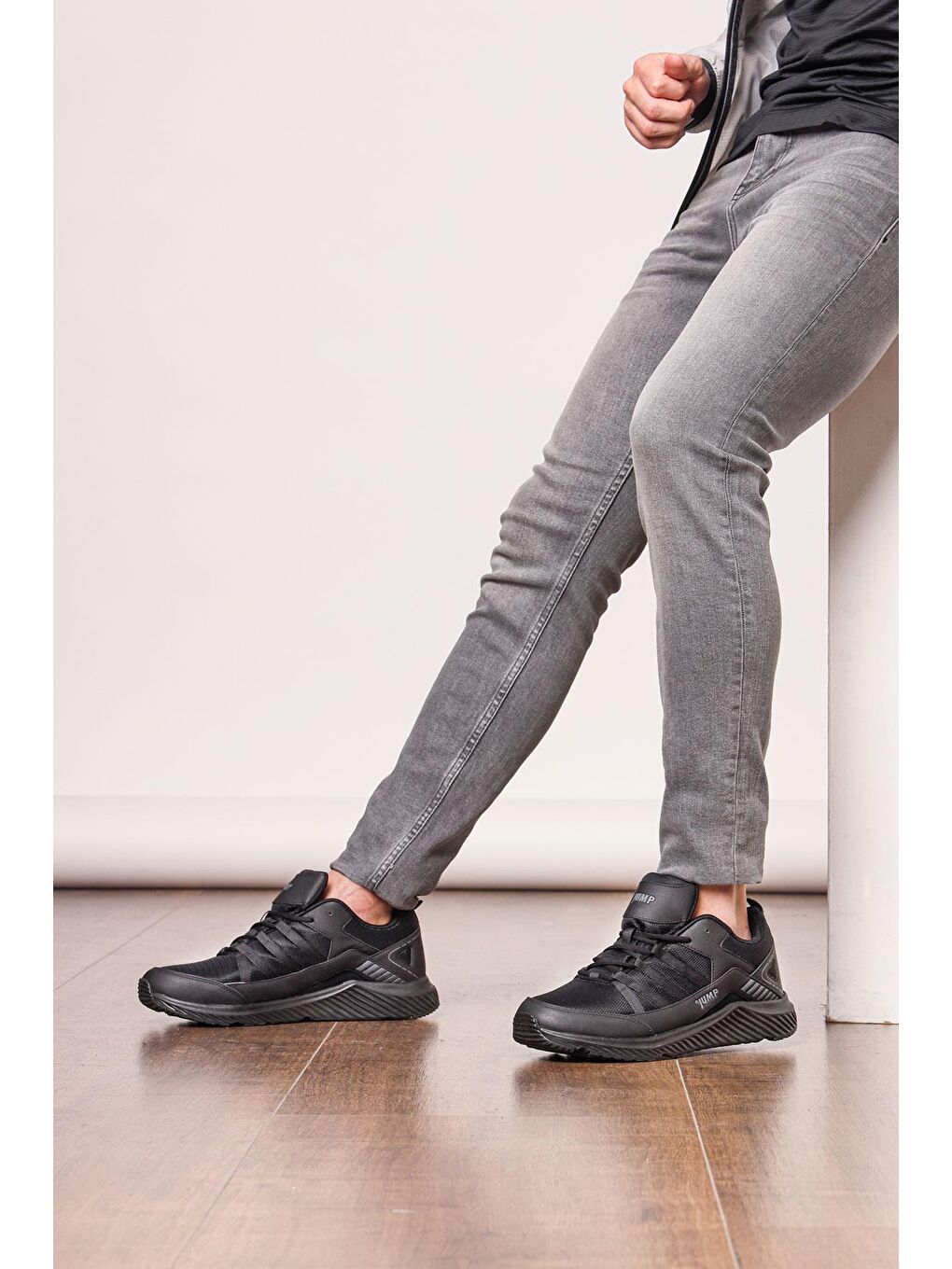 24865 Siyah Erkek Sneaker Günlük Spor Ayakkabı-4