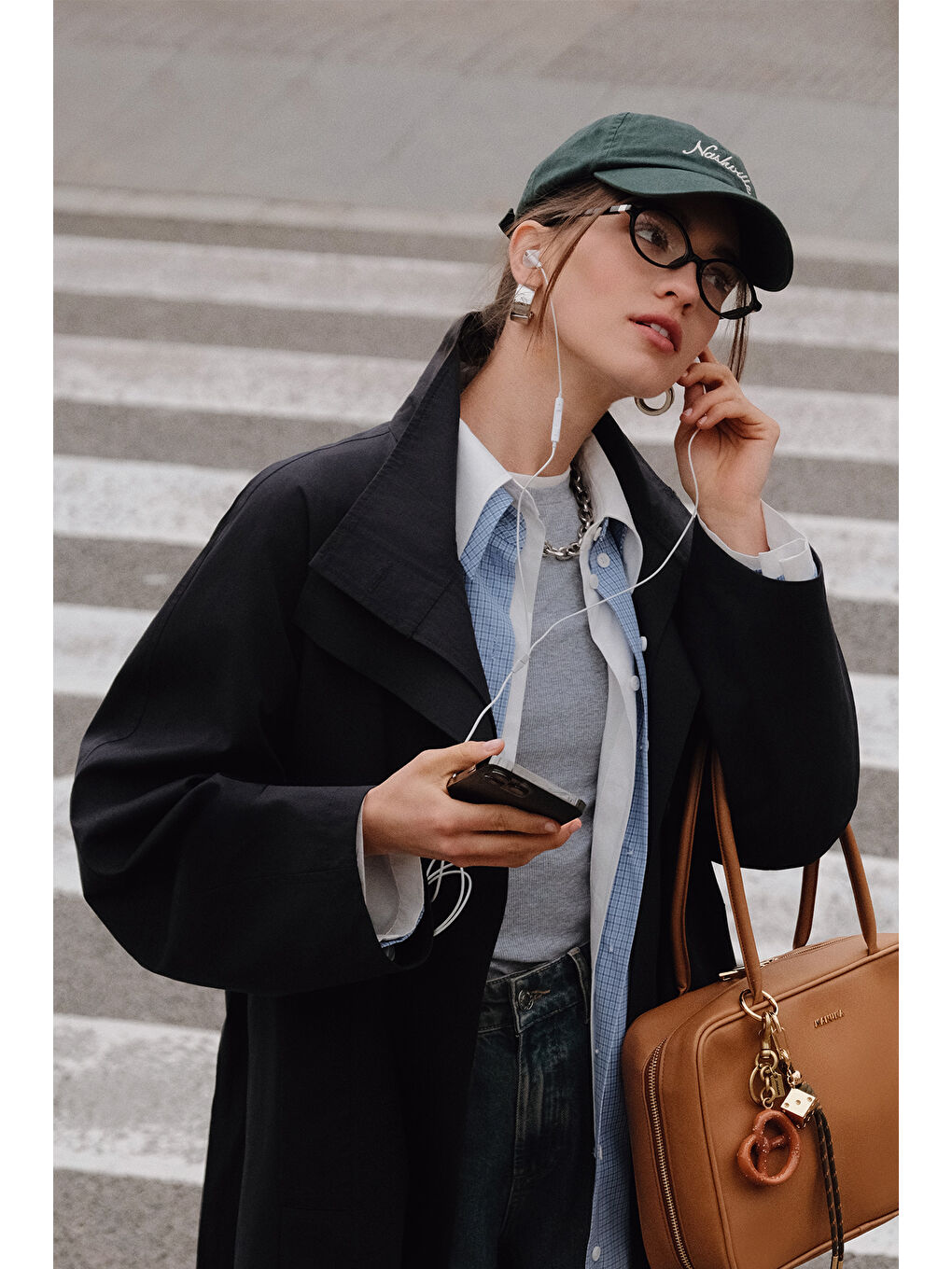 Kahverengi Sımona Tote Çanta Camel-3