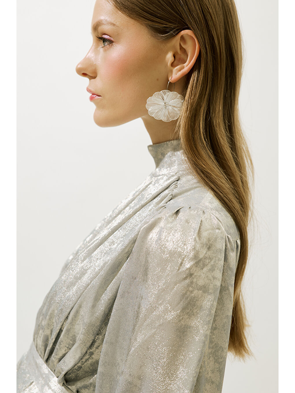 Işıltılı Abiye Elbise Yeşil-6