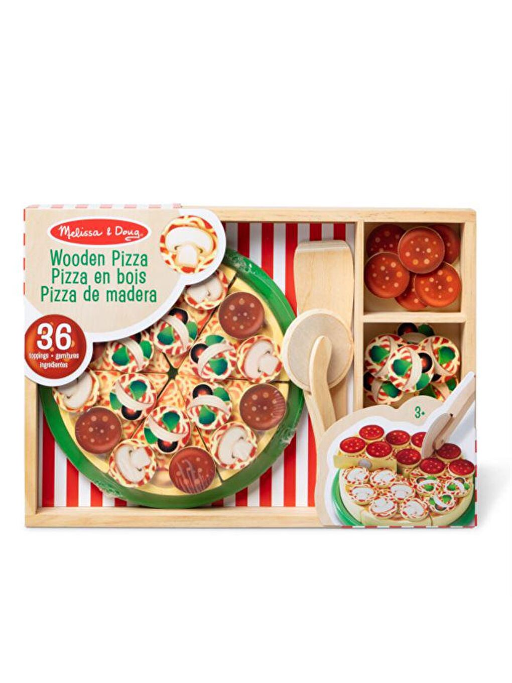 Melissa and Doug Karışık Ahşap Pizza Partisi