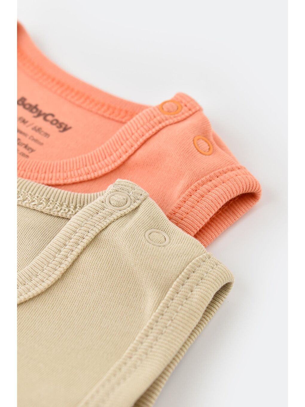 Ekru Organik 2li Askılı Badi-3