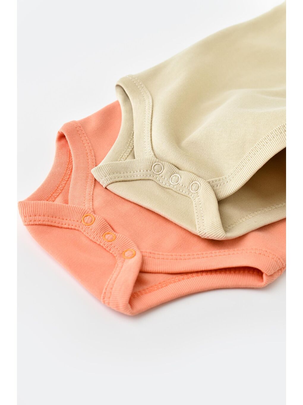 Ekru Organik 2li Askılı Badi-4