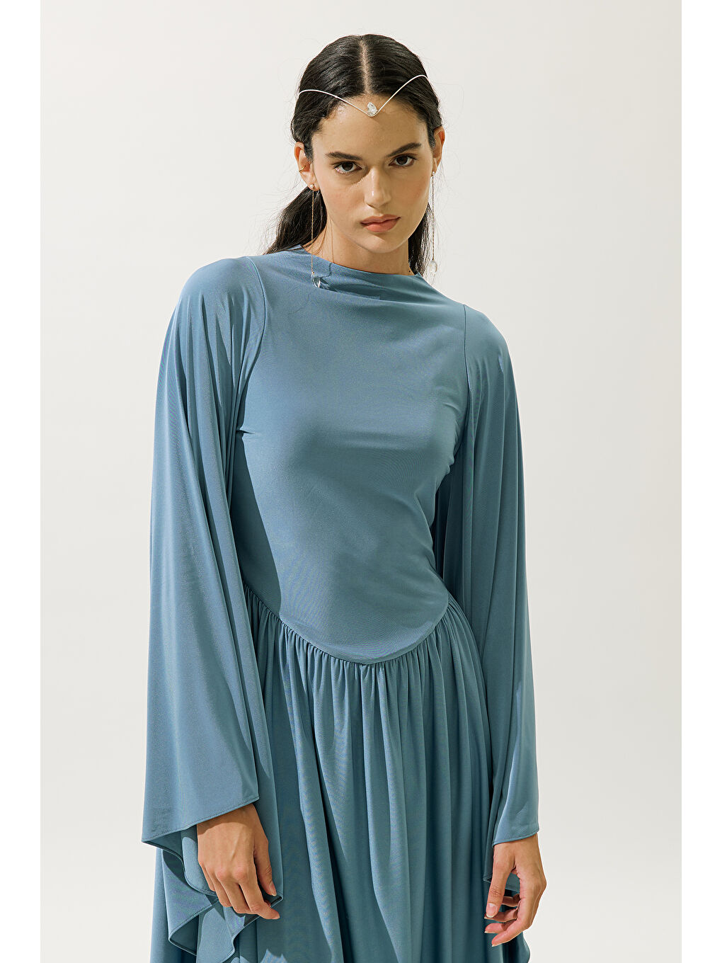 Helsa Abiye Elbise Mavi-1