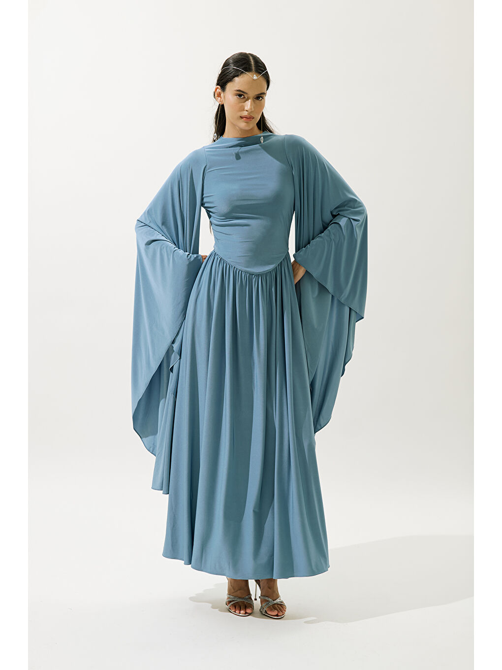 Helsa Abiye Elbise Mavi-3