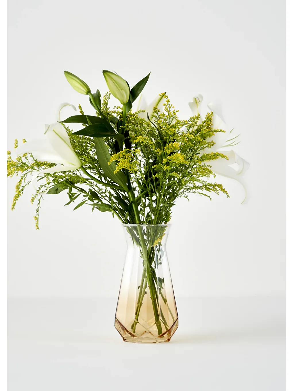 Kahverengi Linda Vazo Amber (11x20 cm)