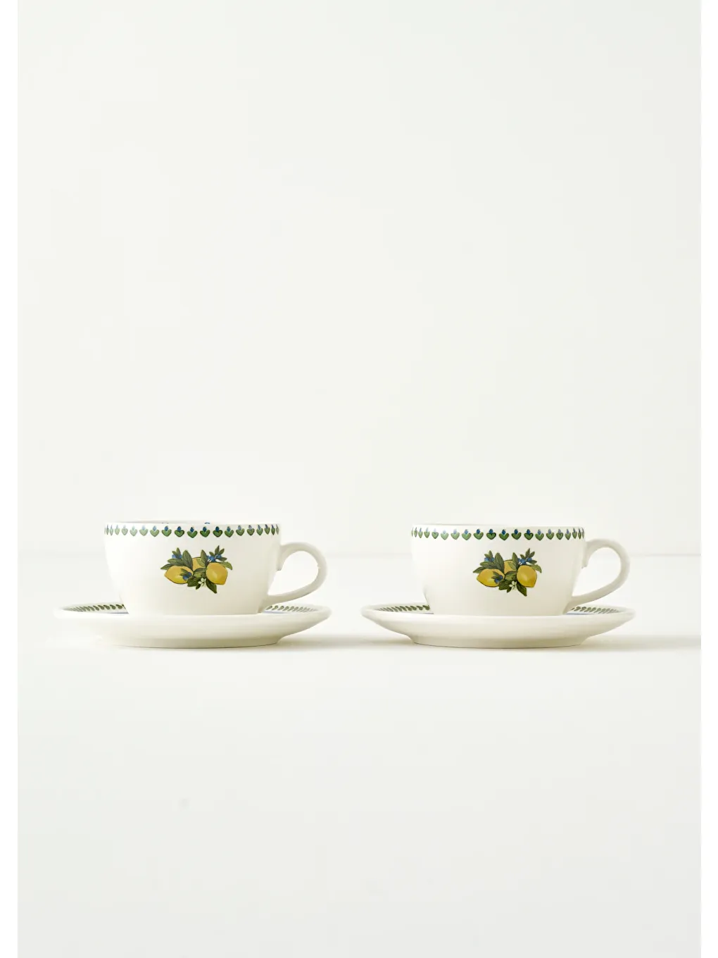 Karışık Limonlu Porselen 2'li Çay Fincanı Seti (270 cc)