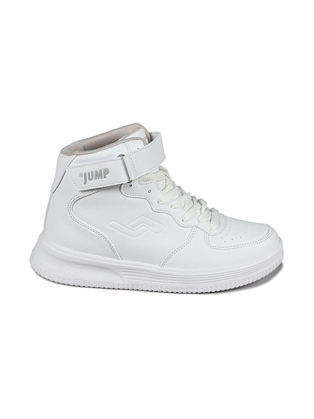 16308 Yüksek Bilekli Beyaz Kadın Sneaker Günlük Spor Ayakkabı