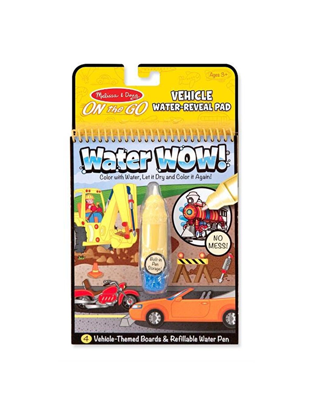 Melissa and Doug Karışık Water Wow! Su ile Boyama Kitabı - Araçlar