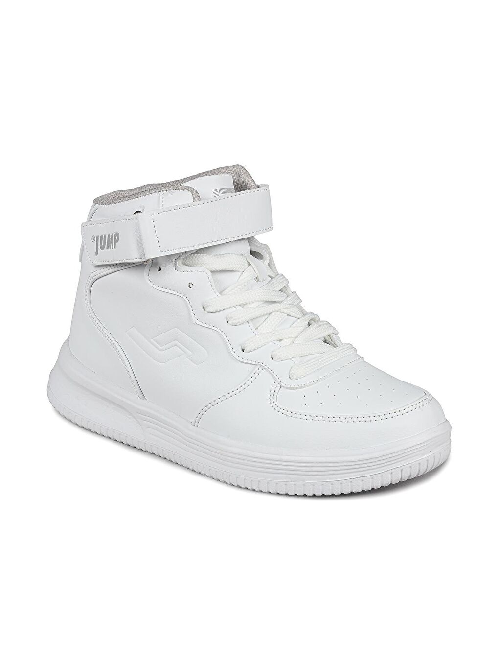 16308 Yüksek Bilekli Beyaz Kadın Sneaker Günlük Spor Ayakkabı-4