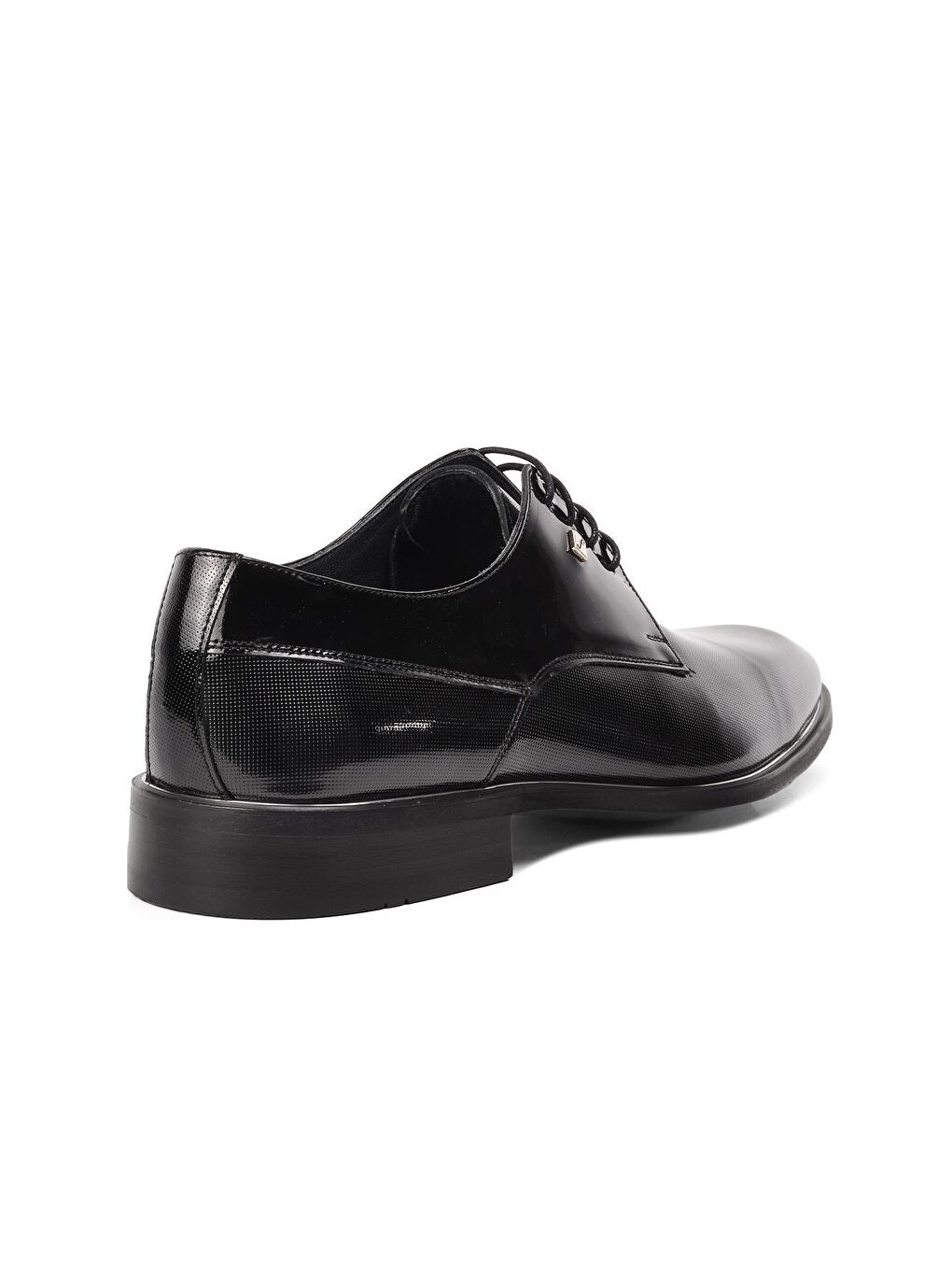 Rugan Siyah Hakiki Deri Erkek Klasik Ayakkabı 8035-3