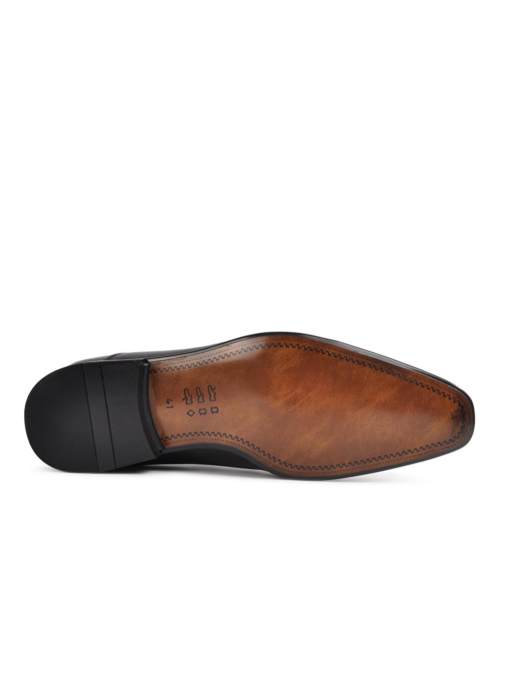 Rugan Siyah Hakiki Deri Erkek Klasik Ayakkabı 3015-3-4