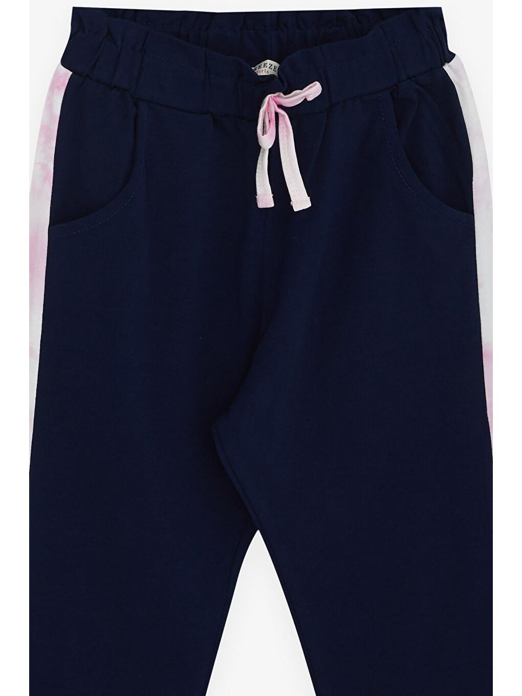 Kız Çocuk Eşofman Takımı Batik Desenli Kız Baskılı Pembe (8-10 Yaş)-3