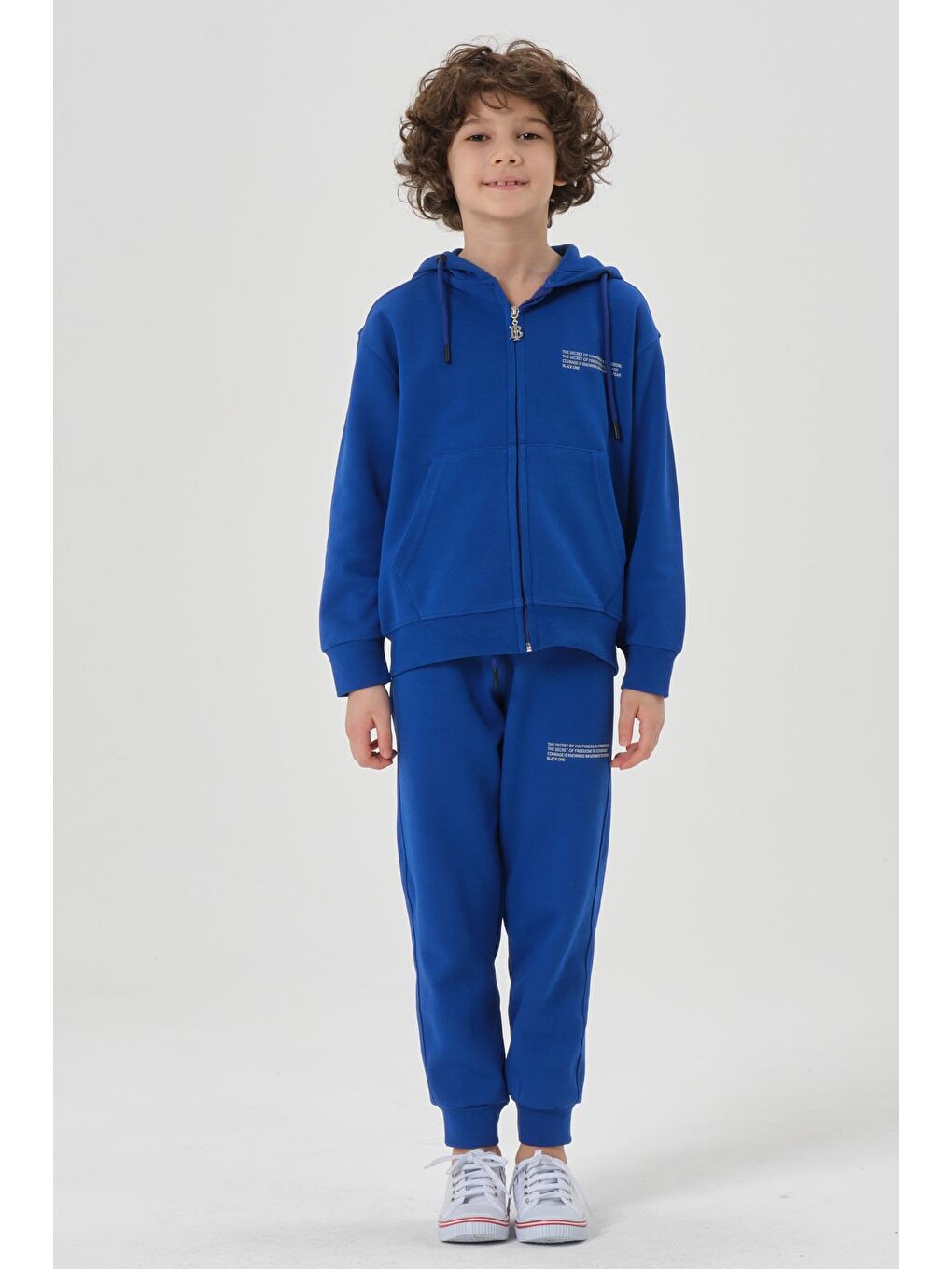 Mavi Mevsimlik Erkek Çocuk Eşofman Takımı